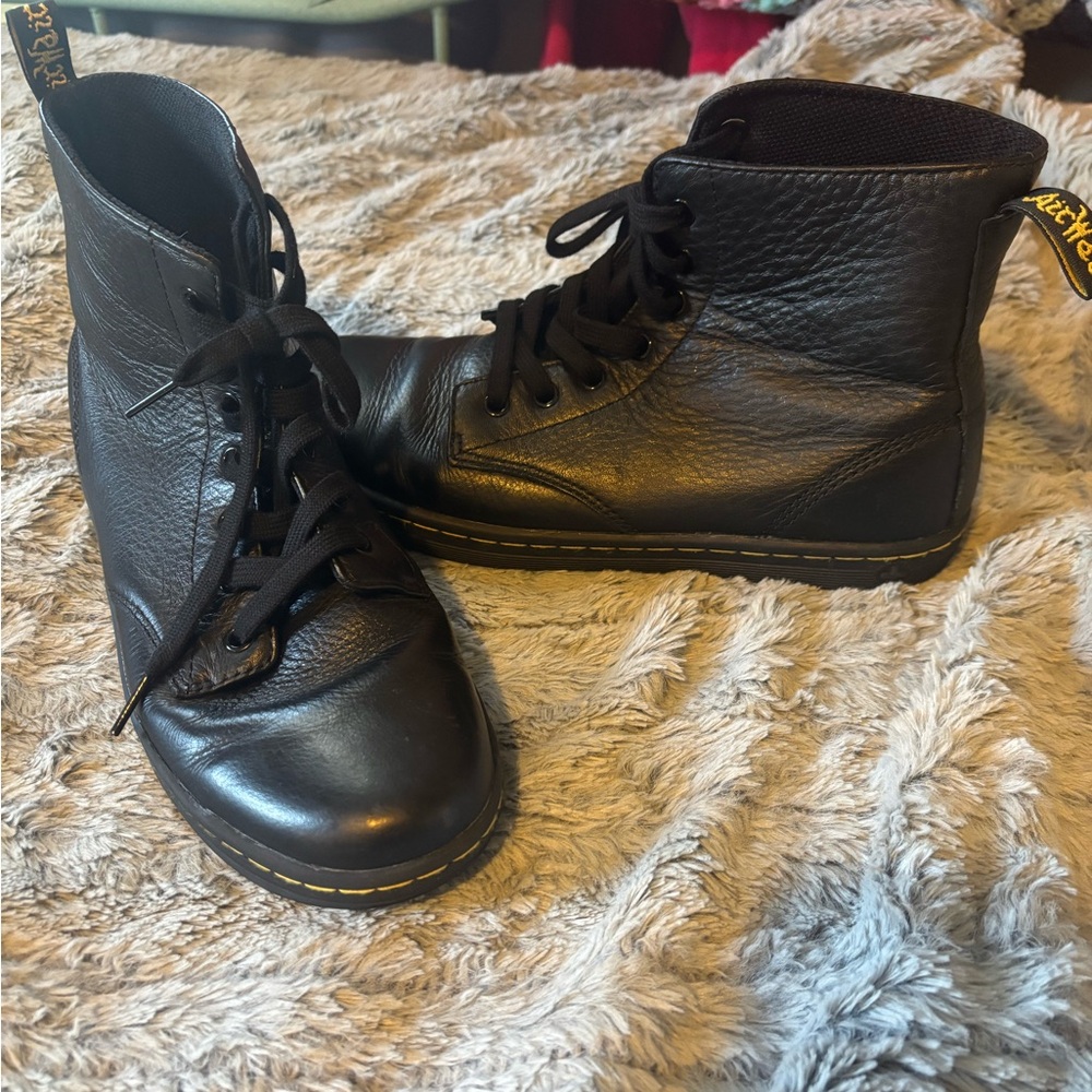 Dr. Martens Black Leather Boots